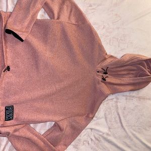 Victoria’s Secret pink cropped hoodie